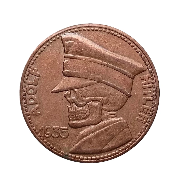 1 PCS 22 mm D Hitler German Foreign Trade Antique Curios Pure Copper 1935 Double-Sided Coin Germany Commemorative Coins Toys Toy
1 PCS 22 mm D Hitler German Foreign Trade Antique Curios Pure Copper 1935 Double-Sided Coin Germany Commemorative Coins Toys Toy