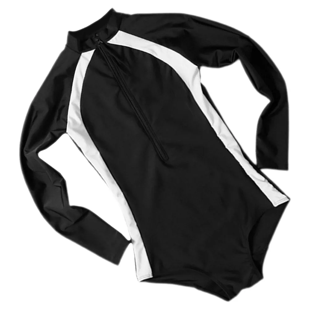 One-Piece Long Sleeve Swimsuit Womens Swim Suit High-Stretch Fabric Sun Protection Elegant Design Teen Swimmers Swimsuits
One-Piece Long Sleeve Swimsuit Womens Swim Suit High-Stretch Fabric Sun Protection Elegant Design Teen Swimmers Swimsuits