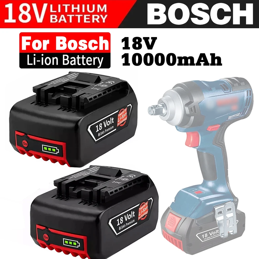Аккумуляторная батарея для электродрели Bosch, литий-ионные аккумуляторы 18В, 10,0 Ач, BAT609, BAT609G, BAT618, BAT618G, BAT614 + 1 зарядное устройство
Аккумуляторная батарея для электродрели Bosch, литий-ионные аккумуляторы 18В, 10,0 Ач, BAT609, BAT609G, BAT618, BAT618G, BAT614 + 1 зарядное устройство