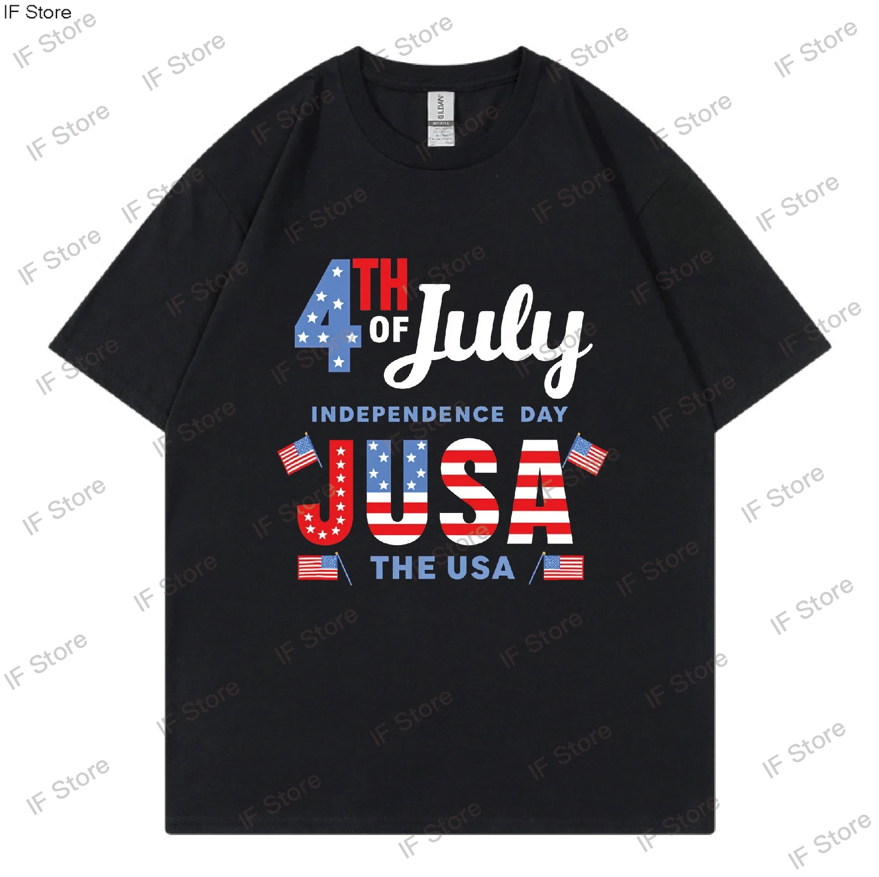 American Flag T-Shirt 249th Independence Day Anniversary Short Sleeve Round Neck Commemorative Summer T-Shirt Men Women Children
American Flag T-Shirt 249th Independence Day Anniversary Short Sleeve Round Neck Commemorative Summer T-Shirt Men Women Children