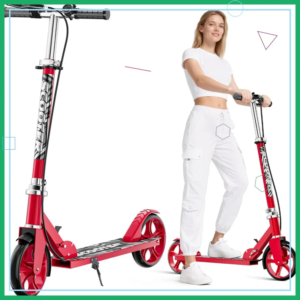 Kids & Adult Scooter, Foldable 8-Inch Wheels, Hand Brake & Bell, 4 Heights, 240 lbs
Kids & Adult Scooter, Foldable 8-Inch Wheels, Hand Brake & Bell, 4 Heights, 240 lbs
