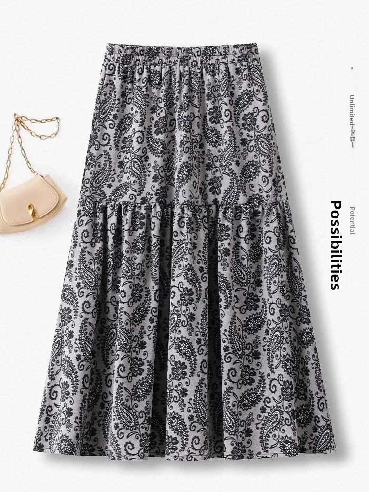 High Waist A-Line Half Skirt for Women Summer Thin Elastic Fruit Flower Drapey Slimming Umbrella Skirt Casual Breathable Poly...
High Waist A-Line Half Skirt for Women Summer Thin Elastic Fruit Flower Drapey Slimming Umbrella Skirt Casual Breathable Poly...
