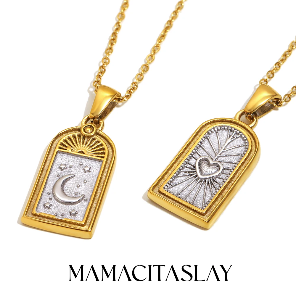 MamacitaSlay 316L Stainless Steel Star Moon Heart Insect Necklace Party Waterproof Neck Jewelry Women's Charm Necklace 2025 Gift
MamacitaSlay 316L Stainless Steel Star Moon Heart Insect Necklace Party Waterproof Neck Jewelry Women's Charm Necklace 2025 Gift