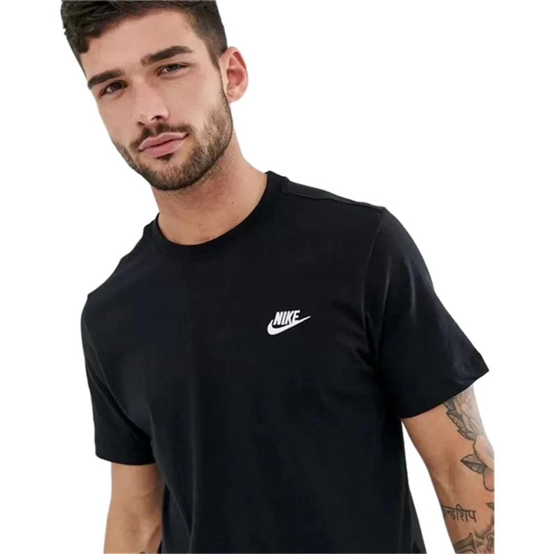 Nike 32717 Лето 170 грамм ледяной фарфор, хлопок, футболка с круглым вырезом и короткими рукавами, модели для пар, черный цвет, M-5XL
Nike 32717 Лето 170 грамм ледяной фарфор, хлопок, футболка с круглым вырезом и короткими рукавами, модели для пар, черный цвет, M-5XL
