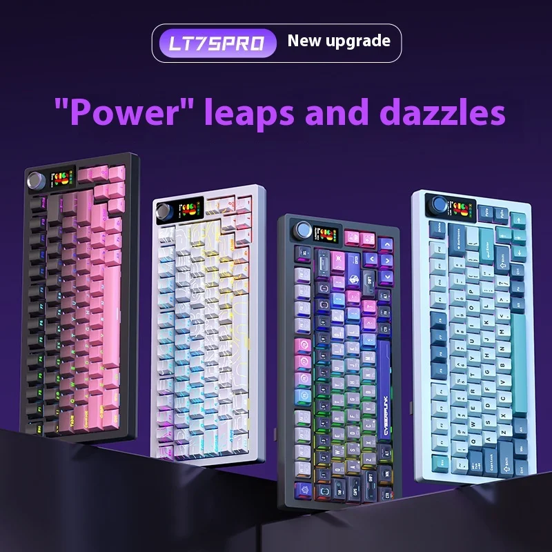 Wolf Road Lt75 Bluetooth Wireless Keyboard Three-Mode Connection Customized Office High-Value Esports Game Mechanical Keyboard
Wolf Road Lt75 Bluetooth Wireless Keyboard Three-Mode Connection Customized Office High-Value Esports Game Mechanical Keyboard