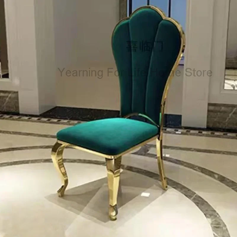 Kitchen Upholstered Dining Chairs Modern Metal Nordic Luxury Dining Chairs Living Room Mobile Sedie Da Pranzo Furnitures
Kitchen Upholstered Dining Chairs Modern Metal Nordic Luxury Dining Chairs Living Room Mobile Sedie Da Pranzo Furnitures