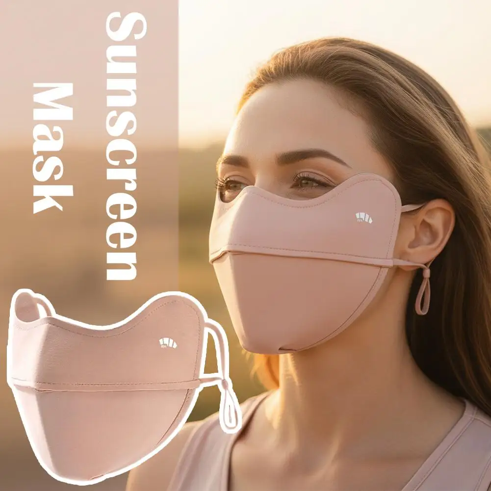 UPF50+ Ice Silk Sun Protection Face Mask Eye‑Corner Coverage Thin Breathable Cooling Anti‑UV Mask For Cycling Outdoor Activities
UPF50+ Ice Silk Sun Protection Face Mask Eye‑Corner Coverage Thin Breathable Cooling Anti‑UV Mask For Cycling Outdoor Activities