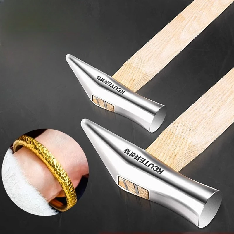 Текстурный молоток, профессиональный инструмент для резьбы по ювелирным изделиям, золото, серебро, сделай сам, текстурированный молоток ручной работы, деревообрабатывающие инструменты для ремонта ювелирных изделий
Текстурный молоток, профессиональный инструмент для резьбы по ювелирным изделиям, золото, серебро, сделай сам, текстурированный молоток ручной работы, деревообрабатывающие инструменты для ремонта ювелирных изделий