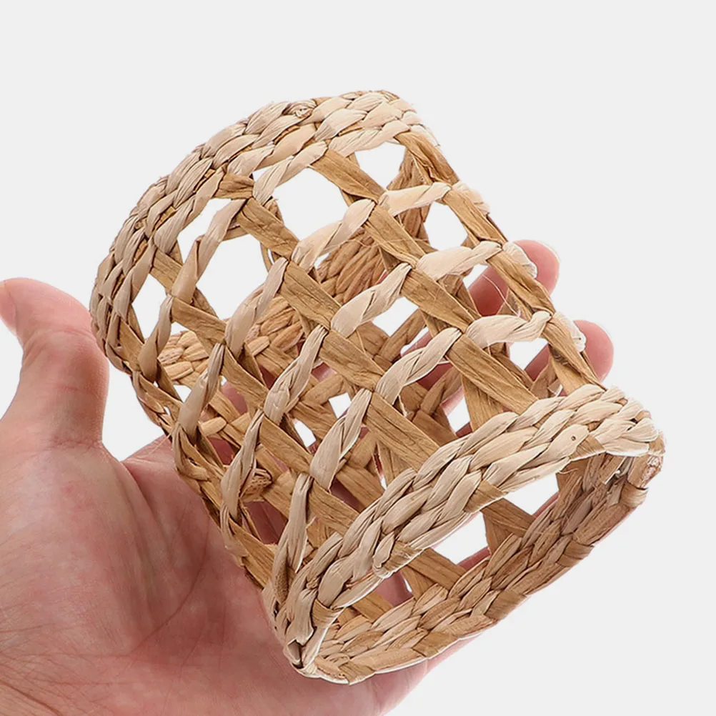 5pcs Straw Woven Bottle Covers Set Glassware Vase Sleeve Handwoven Pencil Holder Cup Accessory Water Bottle Sleeves Grass
5pcs Straw Woven Bottle Covers Set Glassware Vase Sleeve Handwoven Pencil Holder Cup Accessory Water Bottle Sleeves Grass