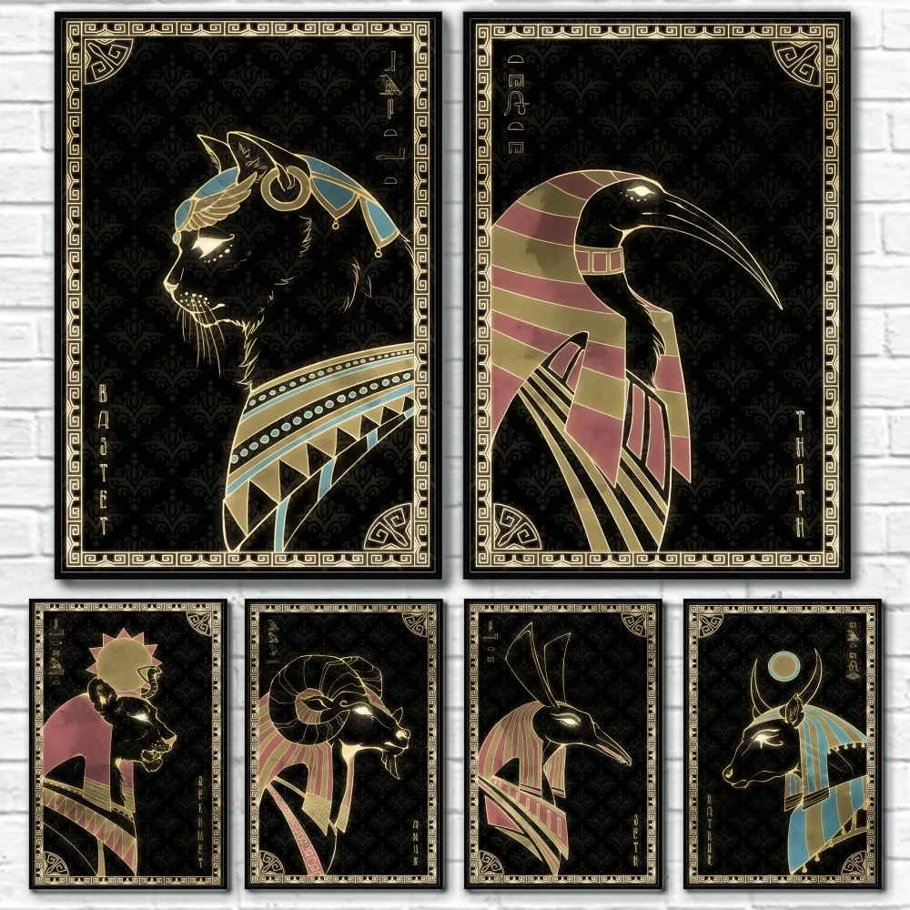 Ancient Egyptian Animal Art Poster 1pc Living Room Wall Decor Aesthetic Hallway Bedroom Bathroom Bar Festive Creative Waterproof
Ancient Egyptian Animal Art Poster 1pc Living Room Wall Decor Aesthetic Hallway Bedroom Bathroom Bar Festive Creative Waterproof