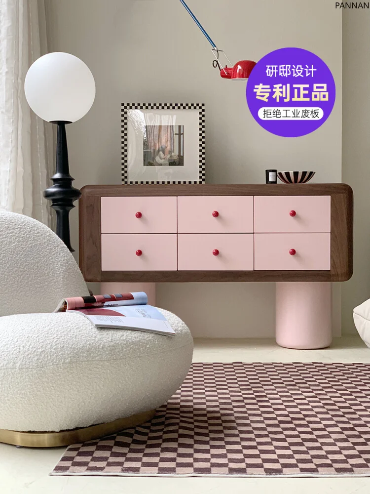 Medieval style six-chest cabinet, bedroom against the wall, dopamine solid wood drawer, storage cabinet
Medieval style six-chest cabinet, bedroom against the wall, dopamine solid wood drawer, storage cabinet