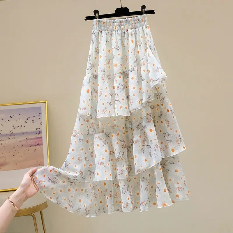 Elegant Fashion Female Irregular Ruffles Spliced Floral Skirt 2023 Summer Women's Clothing Temperament A-Line Printed Skirts
Elegant Fashion Female Irregular Ruffles Spliced Floral Skirt 2023 Summer Women's Clothing Temperament A-Line Printed Skirts