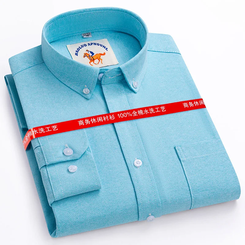 6XL 7XL Men's Shirt Long Sleeve Oxford Spunspring Summer 100% cotton no-iron Fashion plaid stripe casual high quality
6XL 7XL Men's Shirt Long Sleeve Oxford Spunspring Summer 100% cotton no-iron Fashion plaid stripe casual high quality