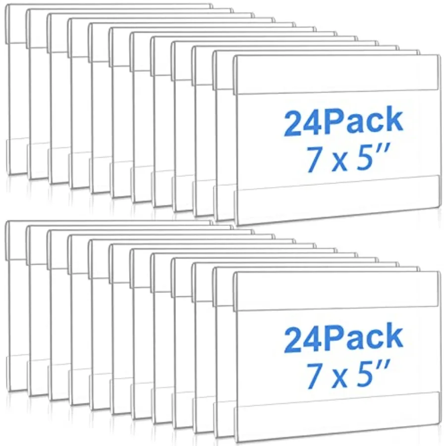 24 Pack Acrylic Wall Mounted Sign Holder Plastic Clear Frames No Drilling Wall Mounted Sign Holder with Adhesive Tape for Displ
24 Pack Acrylic Wall Mounted Sign Holder Plastic Clear Frames No Drilling Wall Mounted Sign Holder with Adhesive Tape for Displ