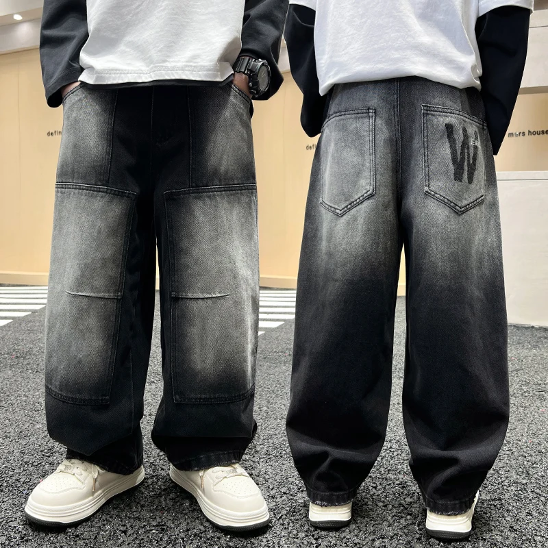Spring Autumn Style Children Loose Straight Casual Black Jeans for Boy Age 5 6 7 8 9 10 11 12 13 14 Year Kids School Denim Pants
Spring Autumn Style Children Loose Straight Casual Black Jeans for Boy Age 5 6 7 8 9 10 11 12 13 14 Year Kids School Denim Pants