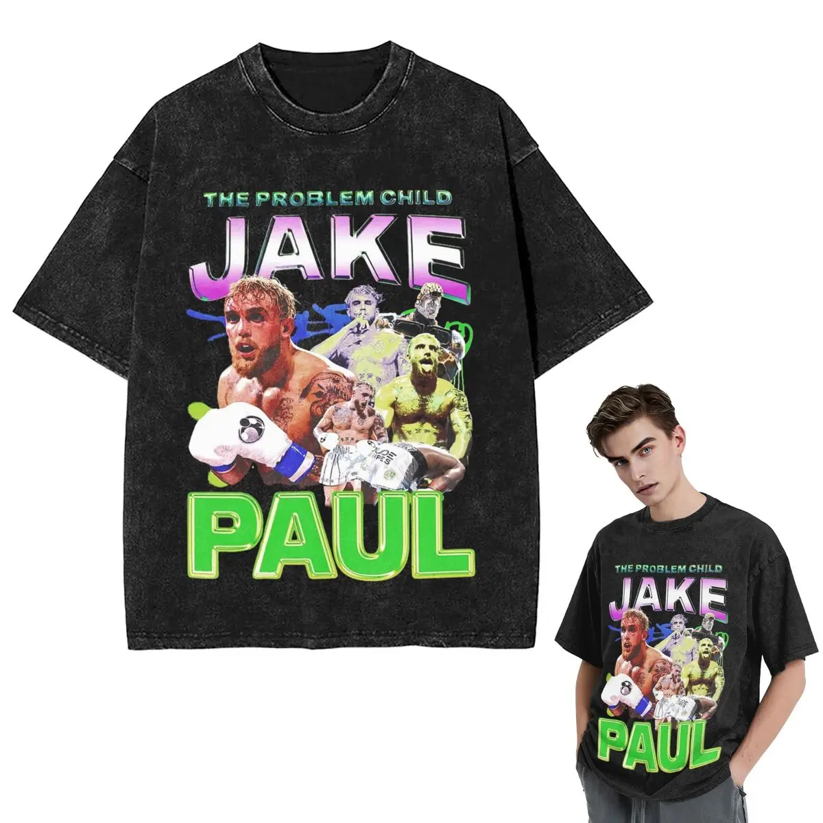 Уличная одежда Футболки Джейк Пол Винтаж 90-х Стиль Ретро Стираная футболка с коротким рукавом Хип-хоп Футболка Топы Футболки для мужчин и женщин
Уличная одежда Футболки Джейк Пол Винтаж 90-х Стиль Ретро Стираная футболка с коротким рукавом Хип-хоп Футболка Топы Футболки для мужчин и женщин