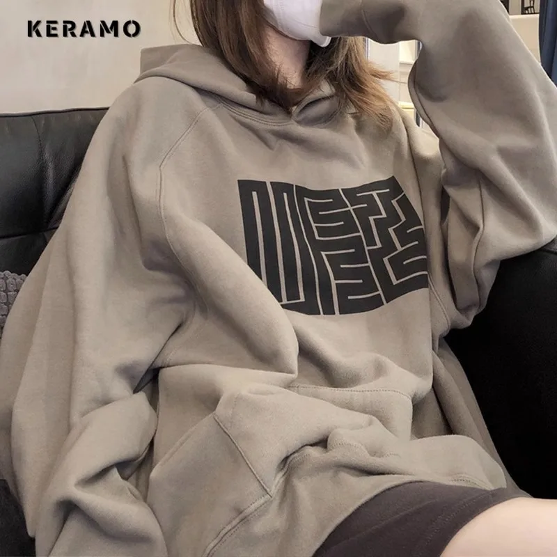 2023 Autumn Winter Women's Baggy Long Sleeve Vintage Print Sweatshirts American Retro Knitwear Top Female Fashion Hoodies
2023 Autumn Winter Women's Baggy Long Sleeve Vintage Print Sweatshirts American Retro Knitwear Top Female Fashion Hoodies