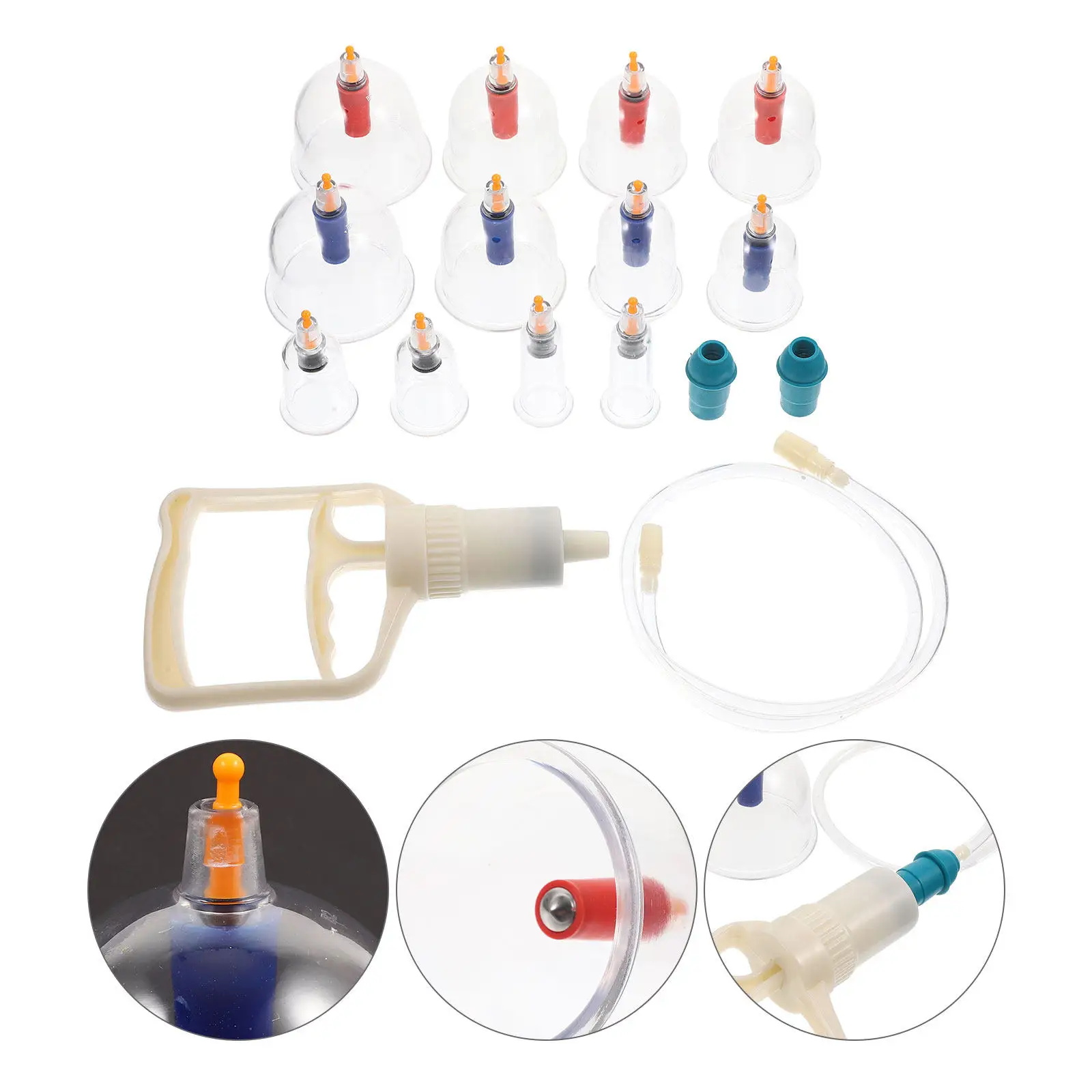 1Set Reliable Vacuum Cupping Jar Set Professional Home Cupping Tool for Deep Tissue Massage Improved Blood Flow and Stress
1Set Reliable Vacuum Cupping Jar Set Professional Home Cupping Tool for Deep Tissue Massage Improved Blood Flow and Stress