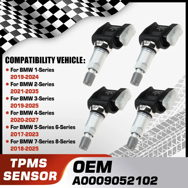 For BMW 1-Series F40 2-Series G42 NB2 3-Series G20 4-Series G22 G26 5-Series G30 7-Series G11 G70 8-Series G15 Car TPMS Sensor
For BMW 1-Series F40 2-Series G42 NB2 3-Series G20 4-Series G22 G26 5-Series G30 7-Series G11 G70 8-Series G15 Car TPMS Sensor