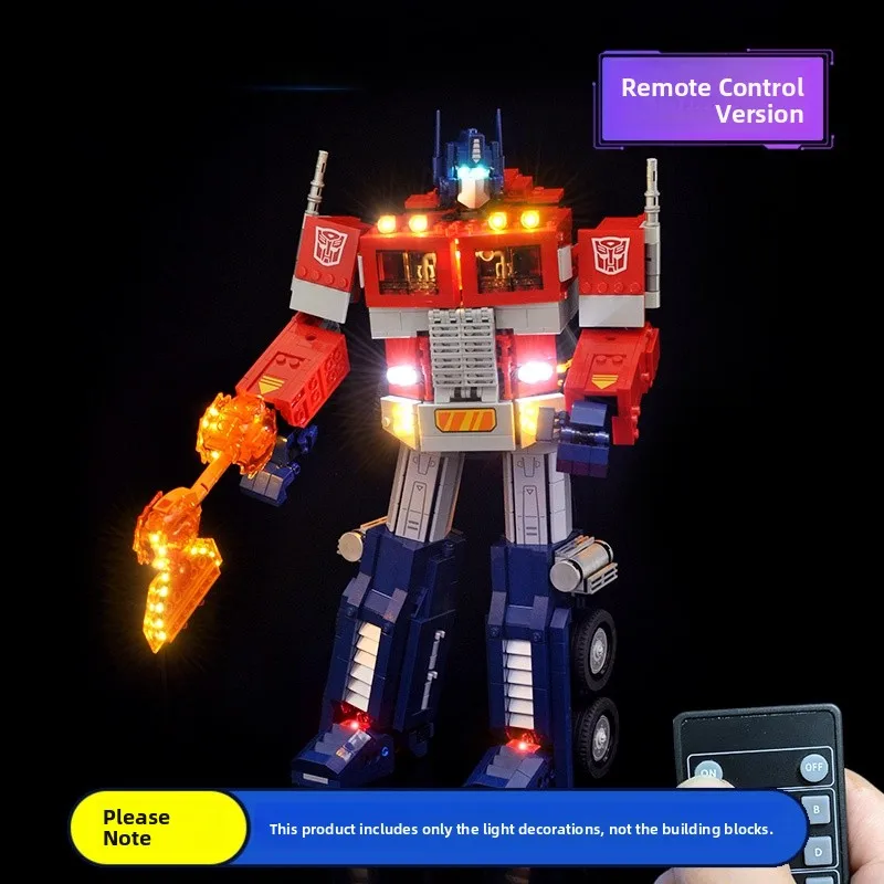 HiBri LED Light Kit for Building Blos 0302 Optimus Prime Remote Control Toy Lightening Boys Playset Universal for Ages 4+
HiBri LED Light Kit for Building Blos 0302 Optimus Prime Remote Control Toy Lightening Boys Playset Universal for Ages 4+