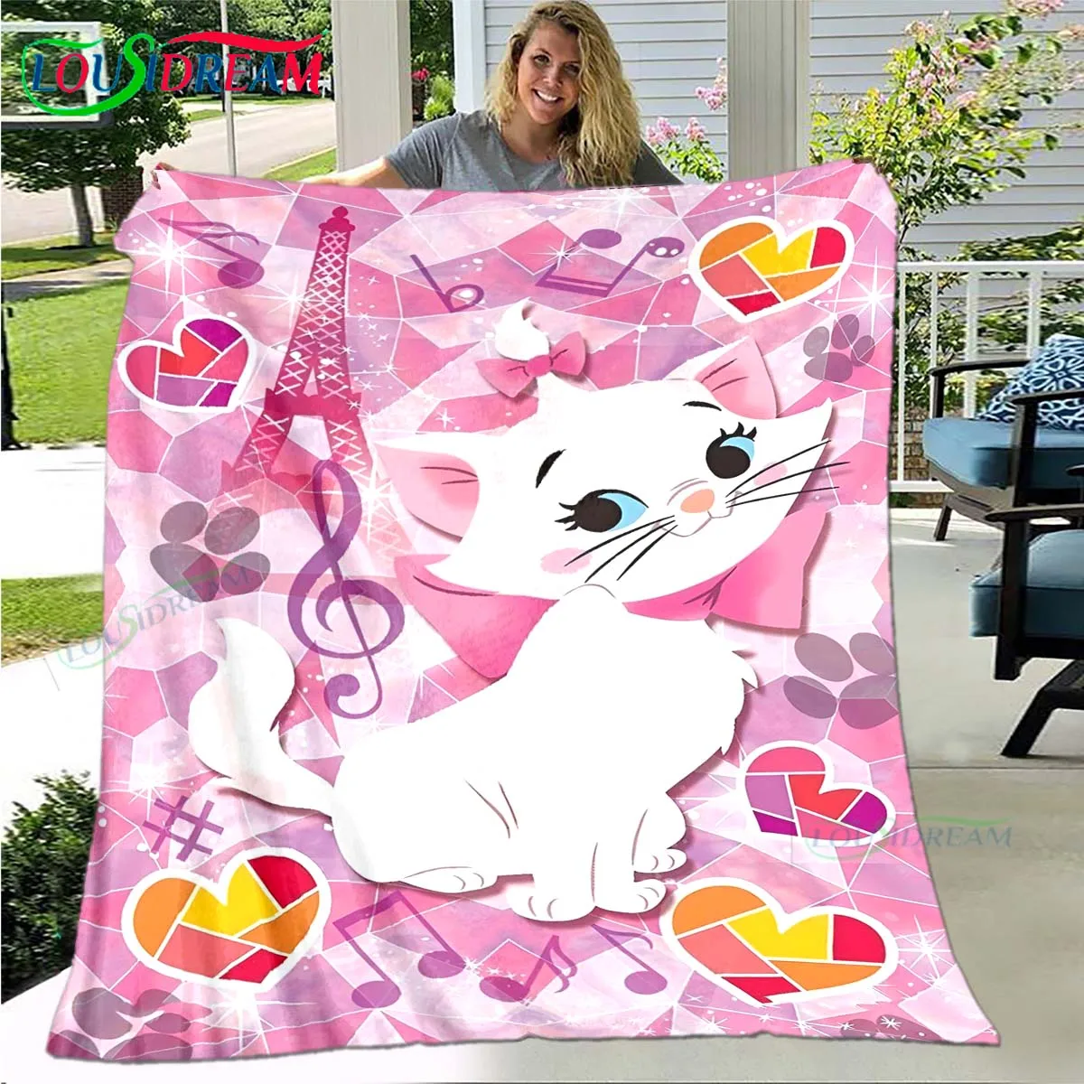 Hot Cute Disney Marie Cat Pattern Blanket Star Art Flannel Thin Blanket Portable Home Travel Office Lunch Break Blanket Gift
Hot Cute Disney Marie Cat Pattern Blanket Star Art Flannel Thin Blanket Portable Home Travel Office Lunch Break Blanket Gift