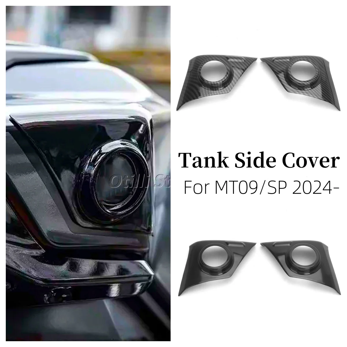 For YAMAHA MT09 MT-09 SP MT 09 2024 2025 Decorative Tank Side Cover Carbon Fiber Tank Guard Protector Motorcycle Accesssories
For YAMAHA MT09 MT-09 SP MT 09 2024 2025 Decorative Tank Side Cover Carbon Fiber Tank Guard Protector Motorcycle Accesssories