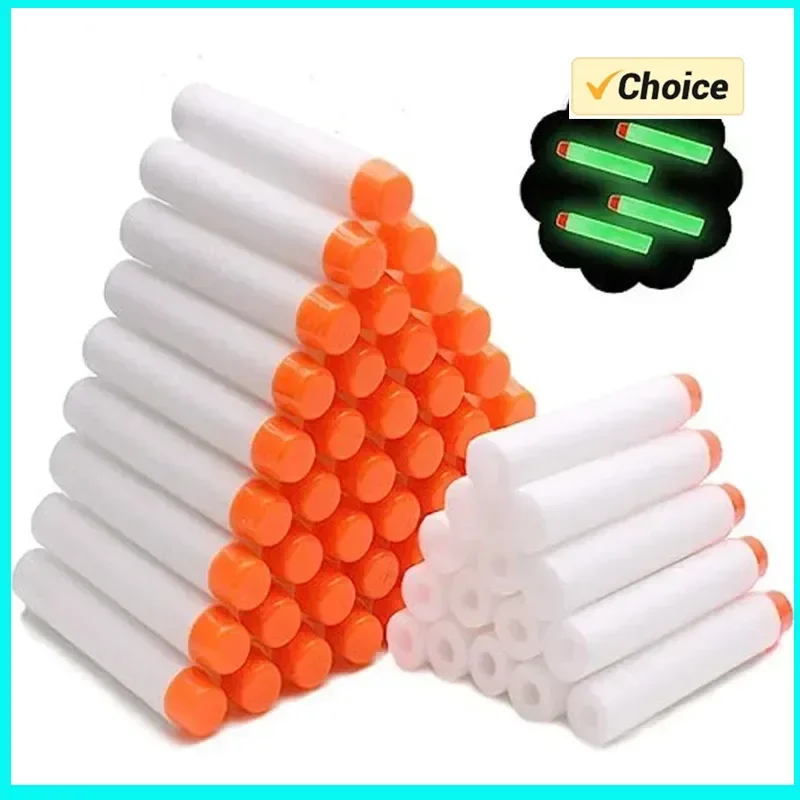 100Pcs Refill Darts For Toy Gun Bullets N Strike Elite 2.0 Glow At The Dark Bullets Pack - White Pistola De Airsoft
100Pcs Refill Darts For Toy Gun Bullets N Strike Elite 2.0 Glow At The Dark Bullets Pack - White Pistola De Airsoft