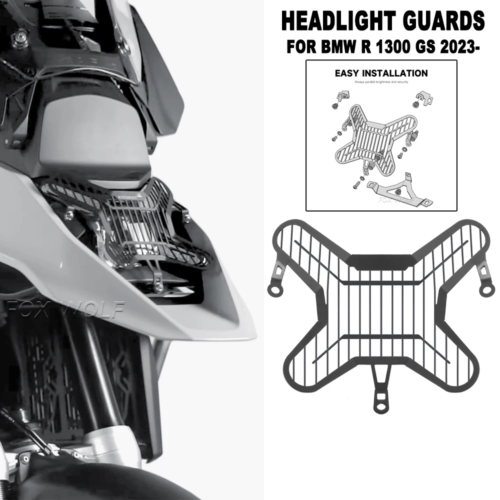 For BMW R1300GS R1300 GS R 1300 GS r1300gs 2023 2024 Headlight Protector Head Lights Grille Guard Cover Motorcycle Accessories
For BMW R1300GS R1300 GS R 1300 GS r1300gs 2023 2024 Headlight Protector Head Lights Grille Guard Cover Motorcycle Accessories