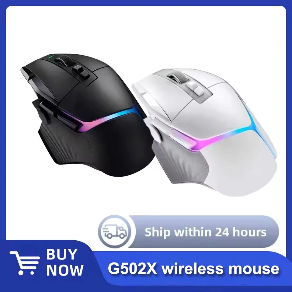NEW For G502 X PLUS Ergonomics Wireless Gaming Mouse G502X LIGHTSPEED 25K Hero Optical Sensor Programming Gaming Mice 2026