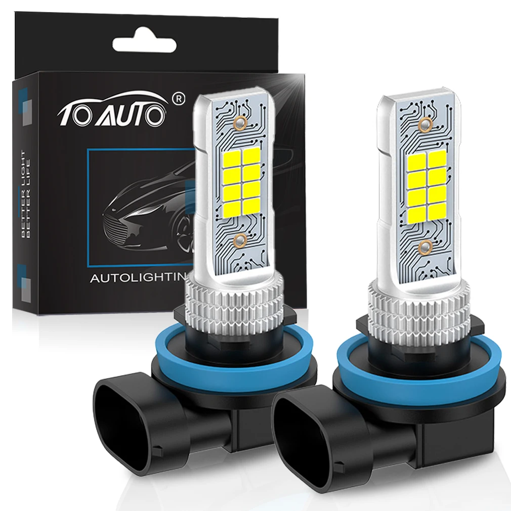 2pcs H11 H8 LED Light H16 JP 9005 HB3 9006 HB4 Led Car Fog Light Bulbs DRL Auto Driving Running Lamps 12V 5100K White
2pcs H11 H8 LED Light H16 JP 9005 HB3 9006 HB4 Led Car Fog Light Bulbs DRL Auto Driving Running Lamps 12V 5100K White