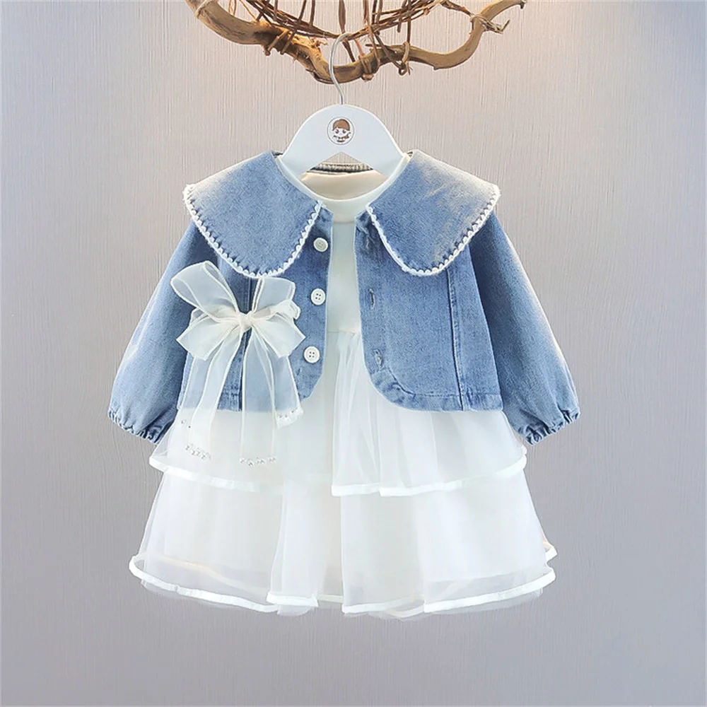 167 Fashion Children's Skirt Girl's Mesh Skirt Baby Dress Cute Bow Denim Princess Skirt Set
167 Fashion Children's Skirt Girl's Mesh Skirt Baby Dress Cute Bow Denim Princess Skirt Set