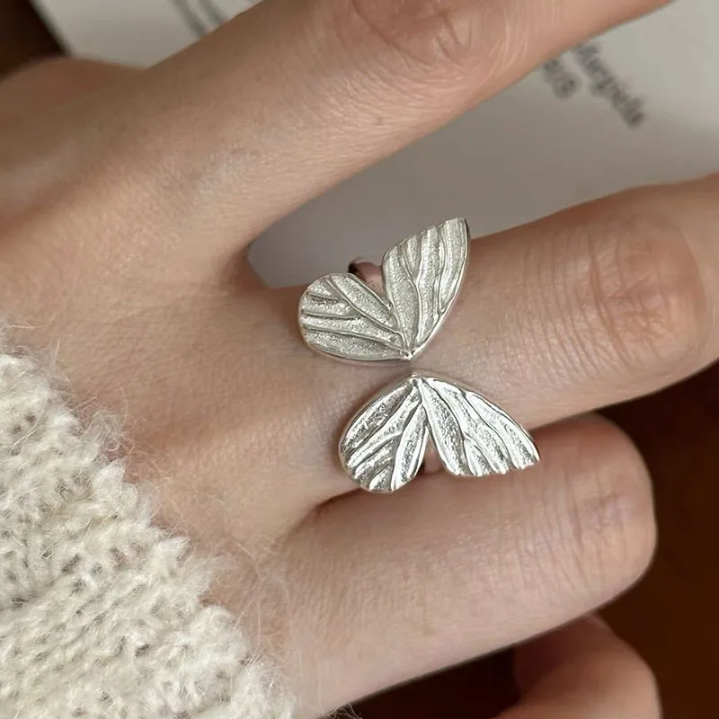 BF CLUB 925 Sterling Rings for Women Fashion Geometric Handmade Irregular Butterfly Ring Party Christmas Gift
BF CLUB 925 Sterling Rings for Women Fashion Geometric Handmade Irregular Butterfly Ring Party Christmas Gift