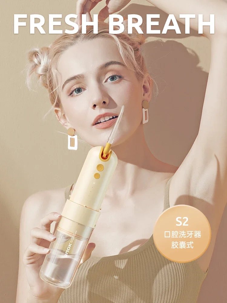 JIMOK S2 Oral Irrigator ,Water Jet Flosser Portable Dental Floss 150ML Water Tank Waterproof Teeth Cleaner 4Tips
JIMOK S2 Oral Irrigator ,Water Jet Flosser Portable Dental Floss 150ML Water Tank Waterproof Teeth Cleaner 4Tips