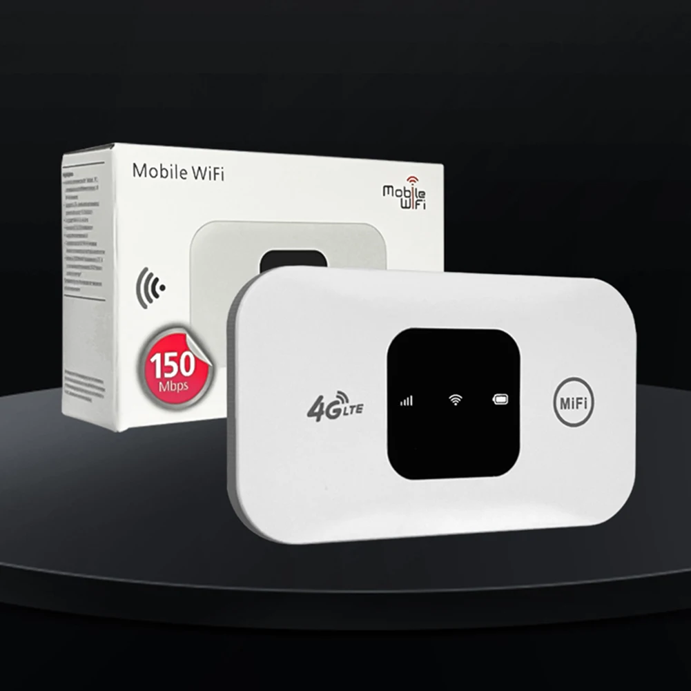 High Speed Mini Router with SIM Card Slot Wireless Travel Hotspot 4G LTE Modem Router for RV Travel Vacation Camping Remote Area