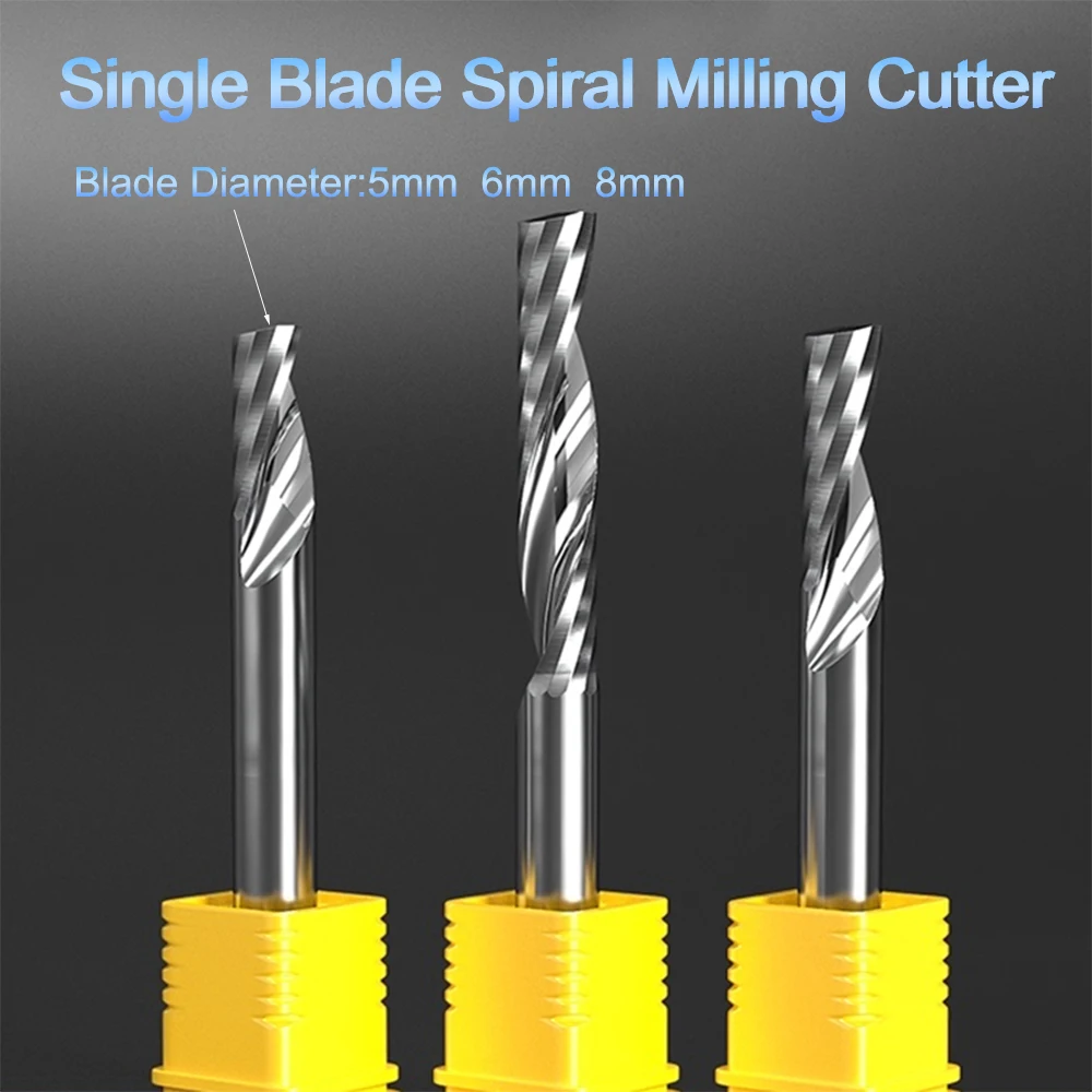 1/3/5/10/20Pcs Carving Knife Single Blade Spiral Milling Cutter Blade Diameter5/6/8mm CNC Carving Machine Tool Woodworking Tool
1/3/5/10/20Pcs Carving Knife Single Blade Spiral Milling Cutter Blade Diameter5/6/8mm CNC Carving Machine Tool Woodworking Tool