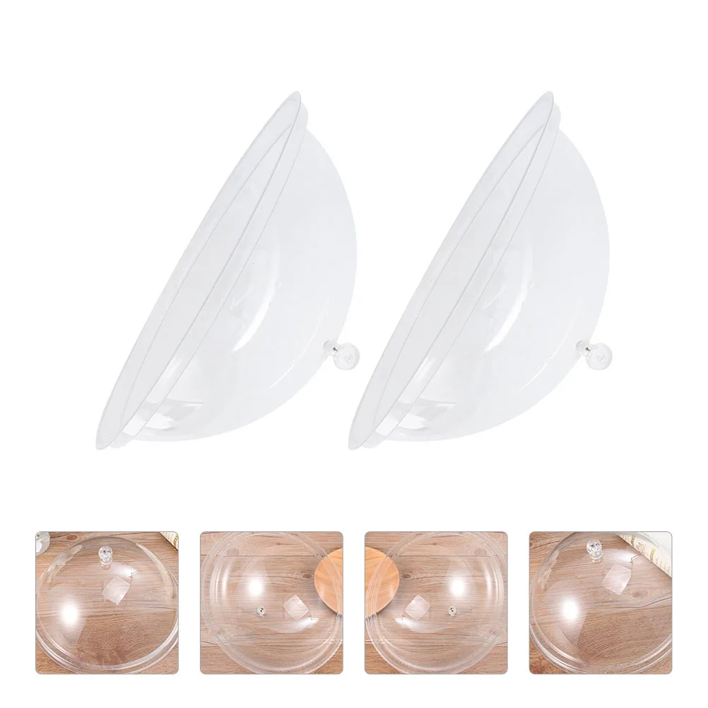 2Pcs Clear Acrylic Food Insulation Lids for Fruit Vegetables Camping Trips Acrylic Food Cover -Proof Meal Cover
2Pcs Clear Acrylic Food Insulation Lids for Fruit Vegetables Camping Trips Acrylic Food Cover -Proof Meal Cover