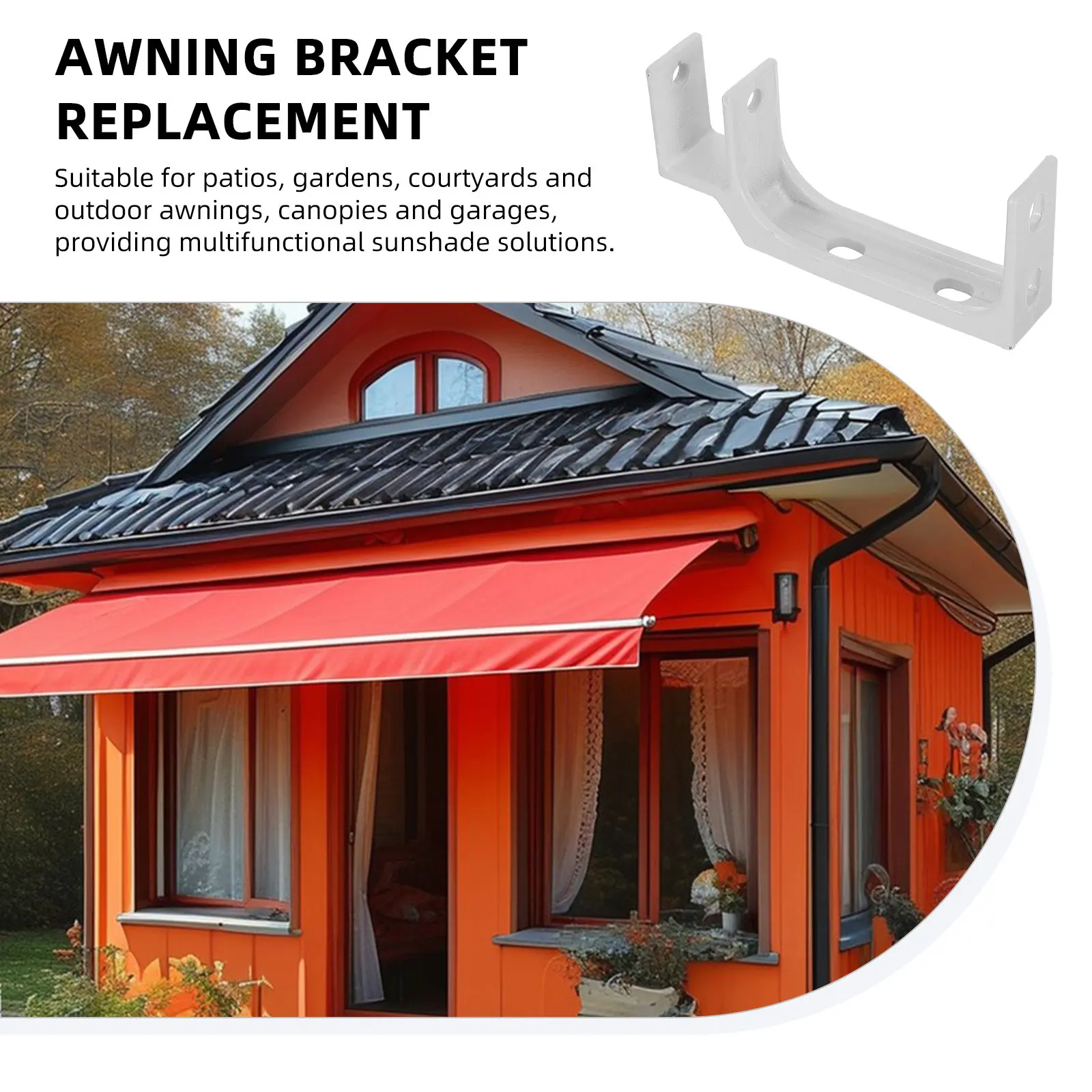 40Mm Square Tube Retractable Awning Wall Mount Bracket for Electric Manual Sunshade Canopy Outdoor Patio Garden Courtyard
40Mm Square Tube Retractable Awning Wall Mount Bracket for Electric Manual Sunshade Canopy Outdoor Patio Garden Courtyard