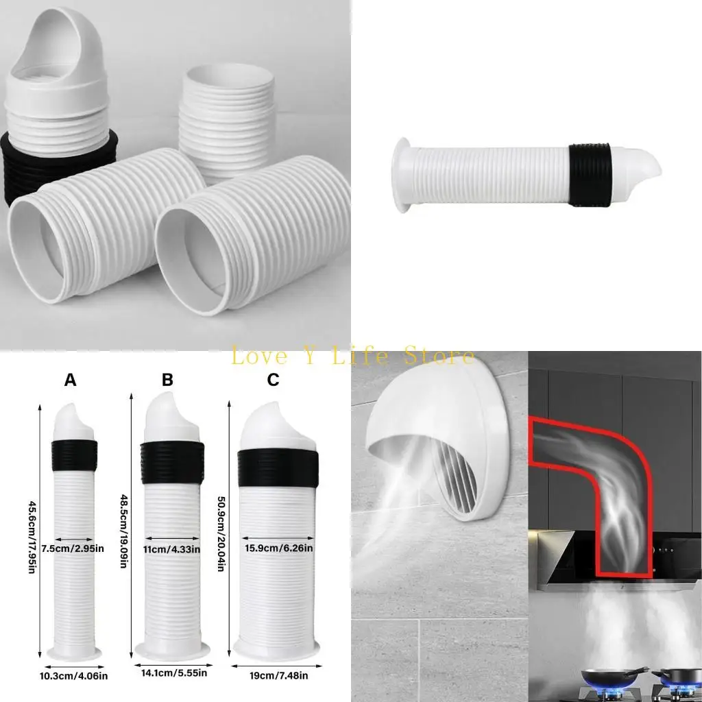L74C Not Backflow Plastic Wall Caps Vent Hood Easy to Install Vent Hood Check Valves for Kitchen & Bathroom Exhaust Systems
L74C Not Backflow Plastic Wall Caps Vent Hood Easy to Install Vent Hood Check Valves for Kitchen & Bathroom Exhaust Systems