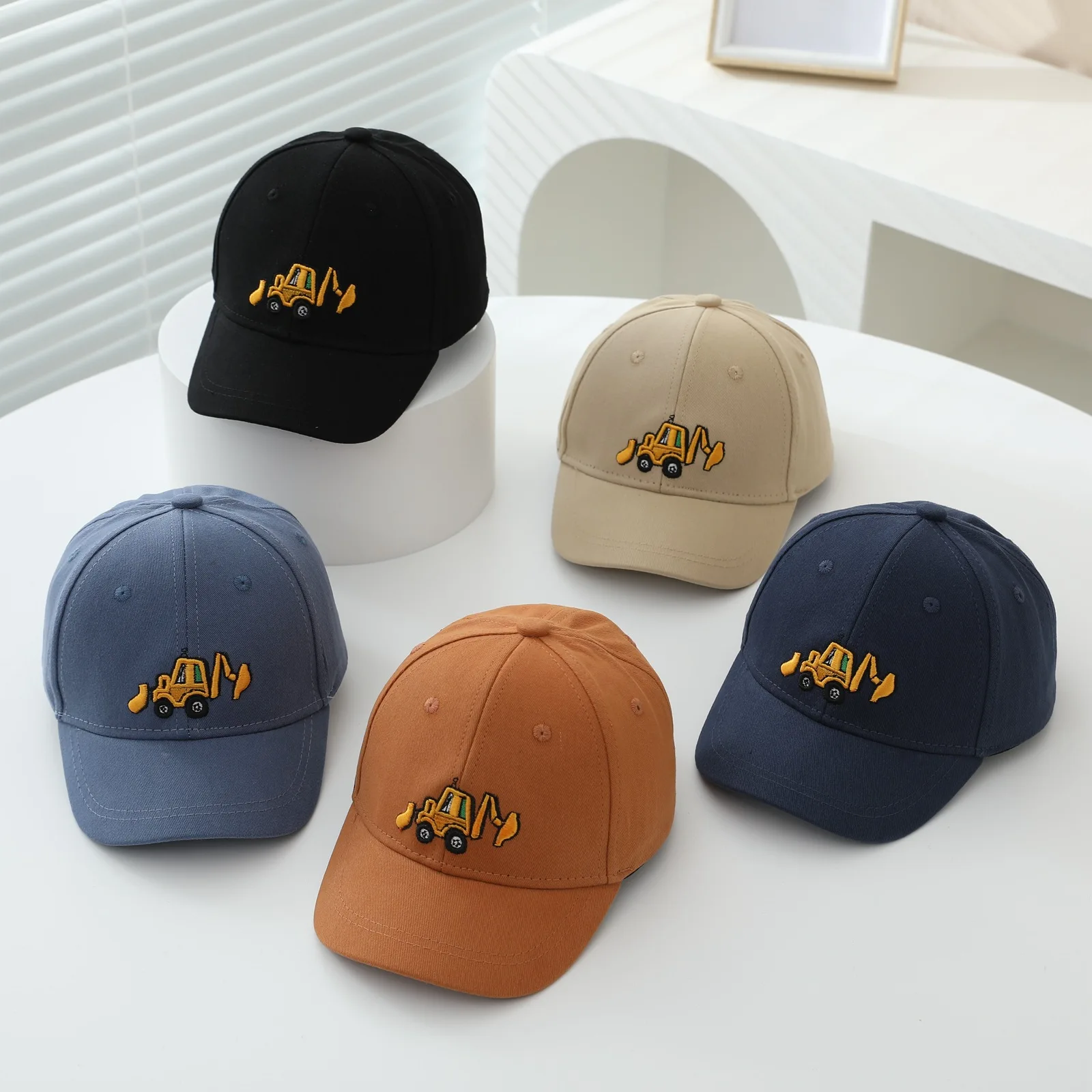 School Boy Baseball Hats Bulldozer Excavator Embroidered Children Outdoor Summer Kids Caps for 2-8Years Baby Sports Hats Cotton
School Boy Baseball Hats Bulldozer Excavator Embroidered Children Outdoor Summer Kids Caps for 2-8Years Baby Sports Hats Cotton
