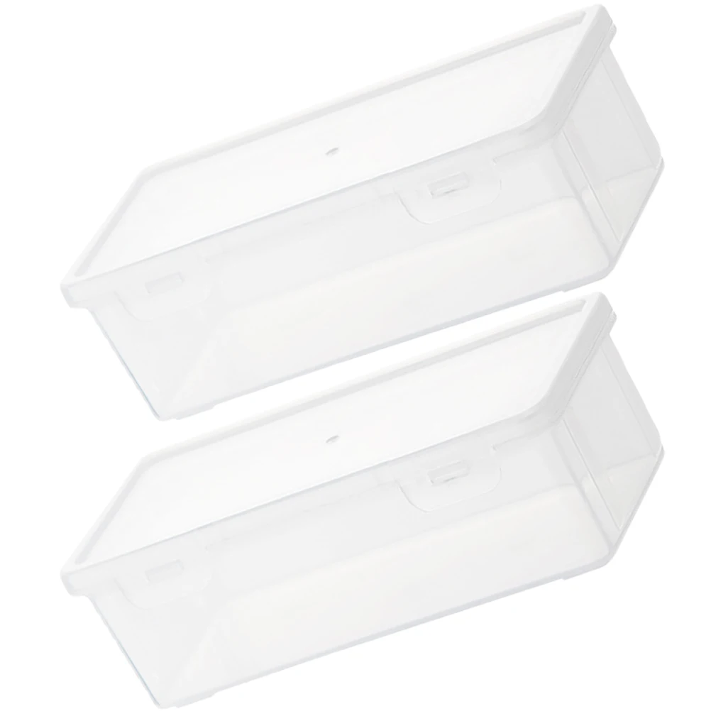 2 Pcs Transparent Stationery Storage Boxes 19x9 5x6cm Pen Pencil Cases for Kids Students Classroom Supplies Organizer
2 Pcs Transparent Stationery Storage Boxes 19x9 5x6cm Pen Pencil Cases for Kids Students Classroom Supplies Organizer