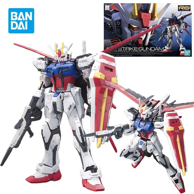 BANDAI RG 03 1/144 GAT-X105+AQM/E-X01 AILE STRIKE GUNDAM Action Figures Mobile Suit Gundam Anime Model Kit Toys for Boys
BANDAI RG 03 1/144 GAT-X105+AQM/E-X01 AILE STRIKE GUNDAM Action Figures Mobile Suit Gundam Anime Model Kit Toys for Boys
