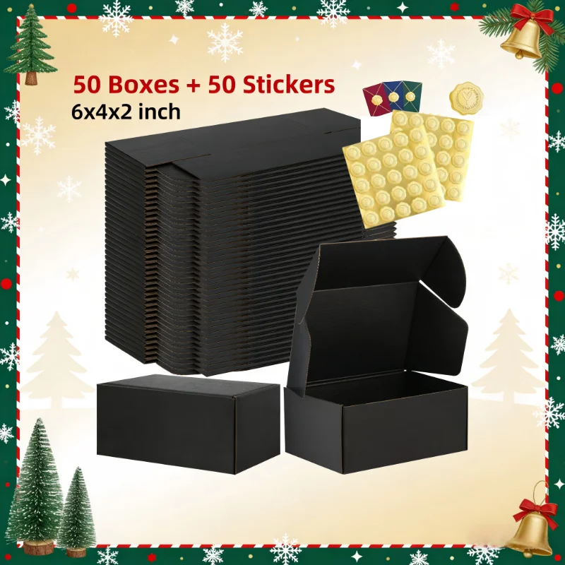 50 шт. 6x4x2 дюйма, черные маленькие транспортировочные коробки, картонные гофрированные подарочные почтовые коробки для упаковки, почтовая поставка для малого бизнеса
50 шт. 6x4x2 дюйма, черные маленькие транспортировочные коробки, картонные гофрированные подарочные почтовые коробки для упаковки, почтовая поставка для малого бизнеса