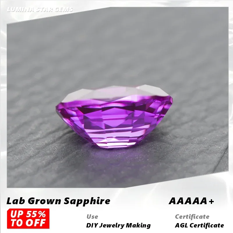 L-Lab Grown Sapphire Purplish Red Color Oval Cut Top Quality Gemstones Beads for Charms Jewelry Making Selectable AGL Certifica
L-Lab Grown Sapphire Purplish Red Color Oval Cut Top Quality Gemstones Beads for Charms Jewelry Making Selectable AGL Certifica