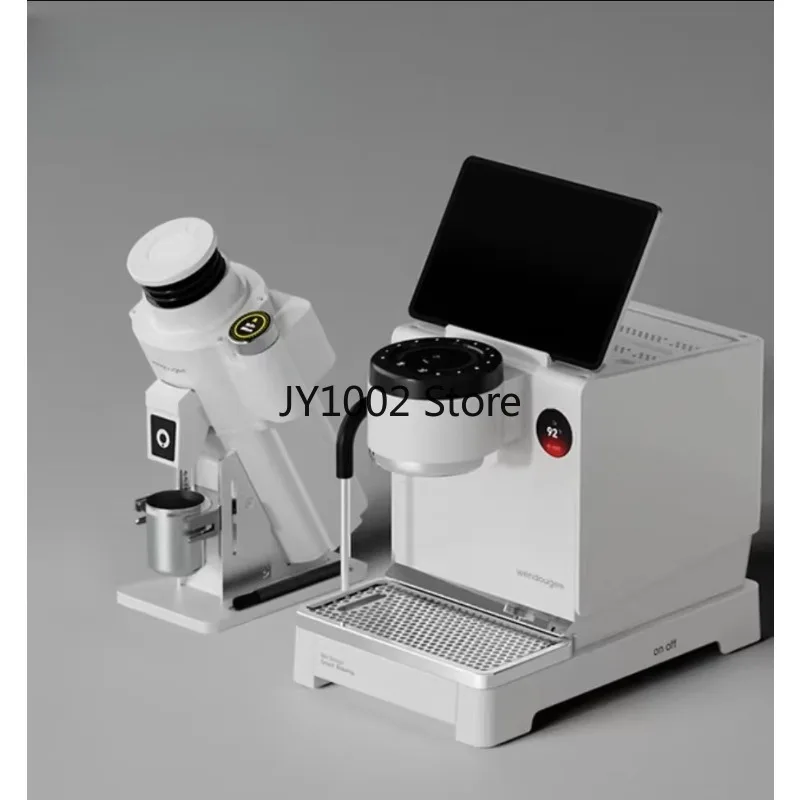 Single Head Coffee Machine Italian Semi-Automatic Stainless Steel Touch Screen