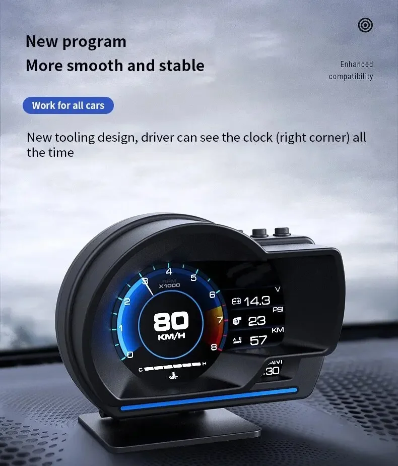 Pop Newest A501 OBD2 Автомобильный проекционный дисплей HUD Smart Car Water&Oil Temp Turbo RPM Gauge Цифровой одометр Охранная сигнализация Автоматический счетчик
Pop Newest A501 OBD2 Автомобильный проекционный дисплей HUD Smart Car Water&Oil Temp Turbo RPM Gauge Цифровой одометр Охранная сигнализация Автоматический счетчик