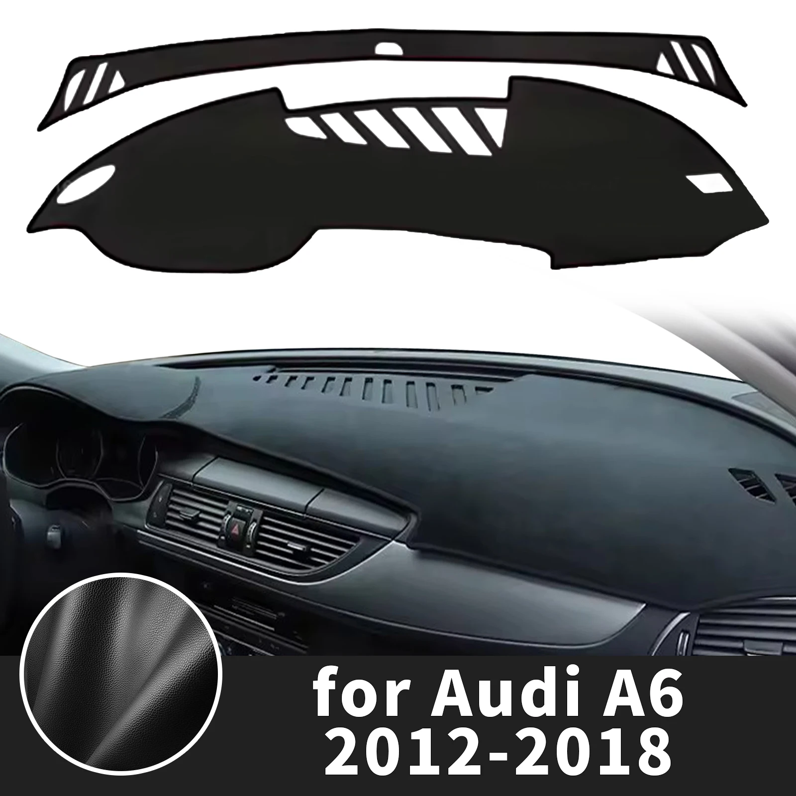 for Audi A6 2018 2017-2012 C7 Dashboard Cover Fit Dash Mat Sun Protection Anti‑Reflection Cover Dash Pad Dashmat Accessories
for Audi A6 2018 2017-2012 C7 Dashboard Cover Fit Dash Mat Sun Protection Anti‑Reflection Cover Dash Pad Dashmat Accessories