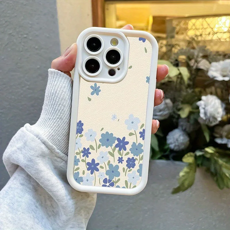 Little blue flower design phone case for iPhone 16 15 14 13 12 11 Pro/ Max/Plus shock-proof rear cover anti-fingerprint
Little blue flower design phone case for iPhone 16 15 14 13 12 11 Pro/ Max/Plus shock-proof rear cover anti-fingerprint