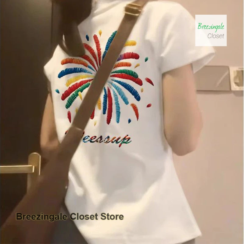 American retro printed cotton slim short sleeve T-shirt women's summer new fashion loose slim shoulder casual Joker top.
American retro printed cotton slim short sleeve T-shirt women's summer new fashion loose slim shoulder casual Joker top.