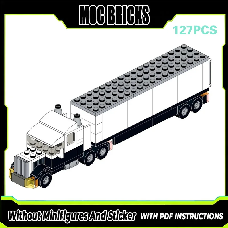 Конструктор MOC: Городской Автомобиль, Американский Грузовик с Прицепом, Модульная Технология, Подарки, Набор для Сборки, Детские Игрушки
Конструктор MOC: Городской Автомобиль, Американский Грузовик с Прицепом, Модульная Технология, Подарки, Набор для Сборки, Детские Игрушки