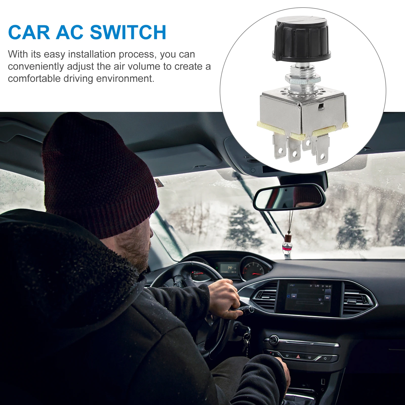 Car Air Conditioning Volume Control Switch Ac Blower Fan 3 Speed Adjustable Rotary Design Universal Compatibility Cooling
Car Air Conditioning Volume Control Switch Ac Blower Fan 3 Speed Adjustable Rotary Design Universal Compatibility Cooling